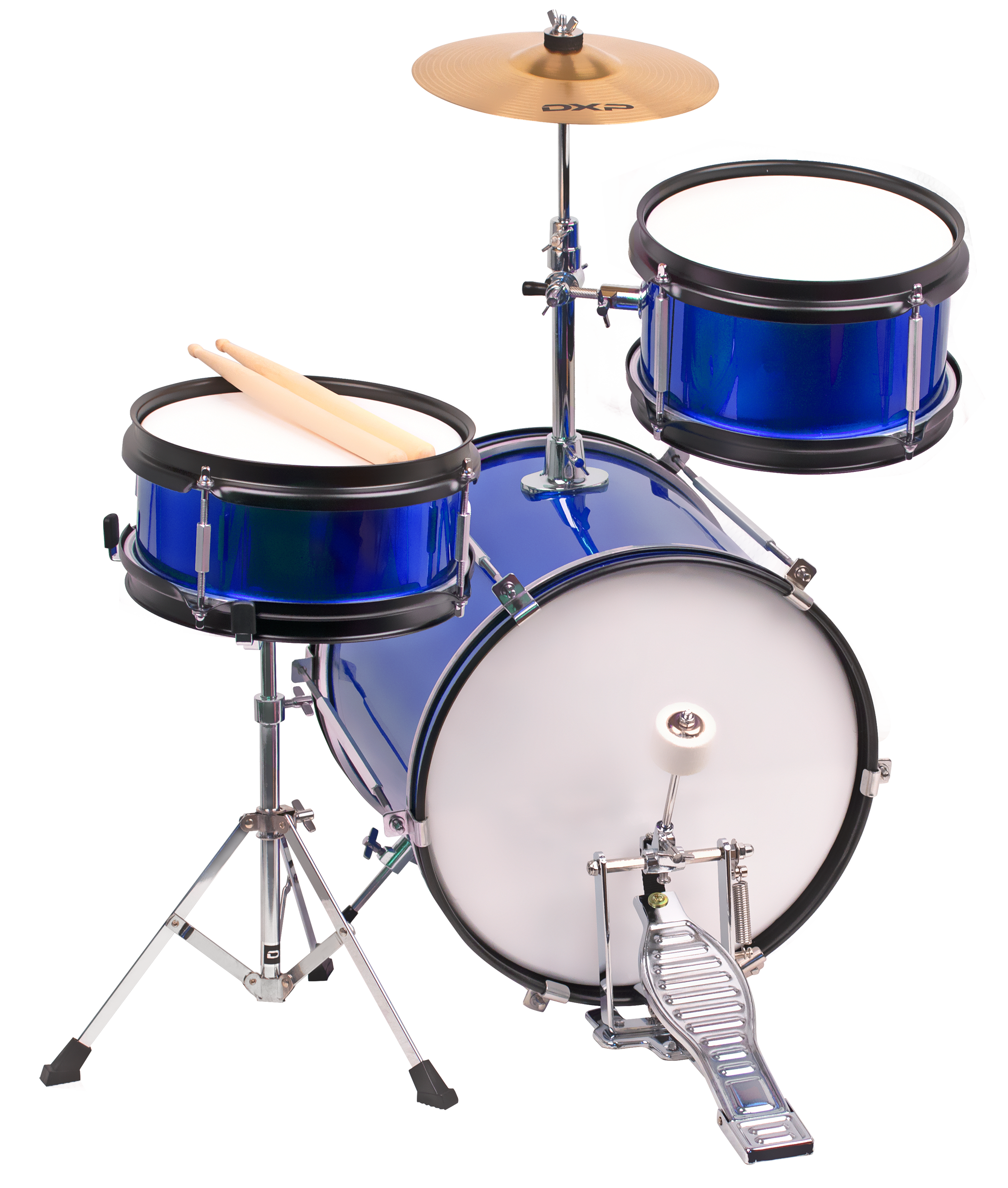 DXP Junior Series 3-piece Drum Kit - Metallic Blue (TXJ3MBL)