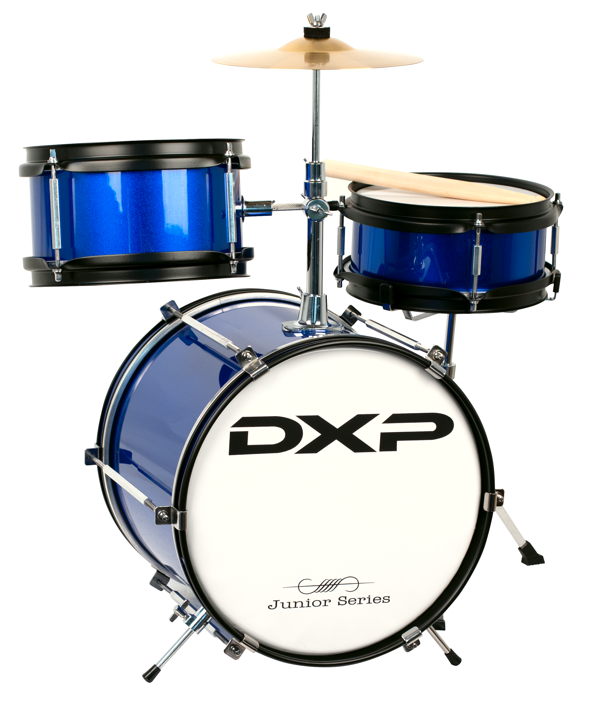 DXP Junior Series 3-piece Drum Kit - Metallic Blue (TXJ3MBL)