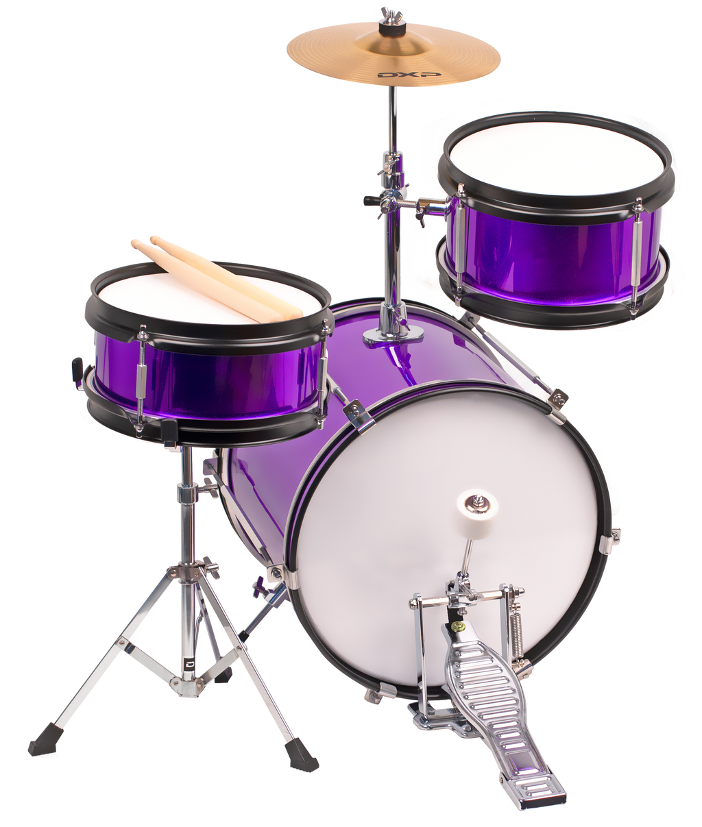 DXP Junior Series 3-piece Drum Kit - Metallic Purple (TXJ3PL)