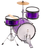 DXP Junior Series 3-piece Drum Kit - Metallic Purple (TXJ3PL)