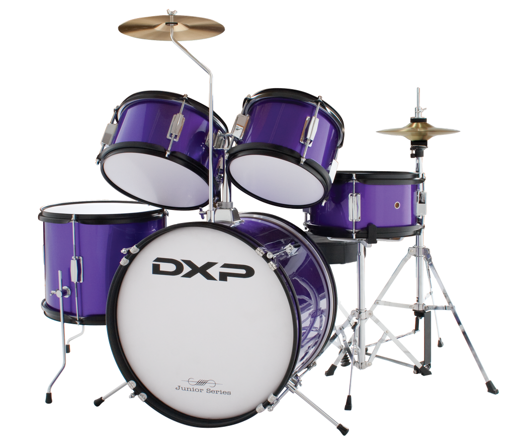 DXP TXJ5PL Junior Series 5-piece Drum Kit in Purple