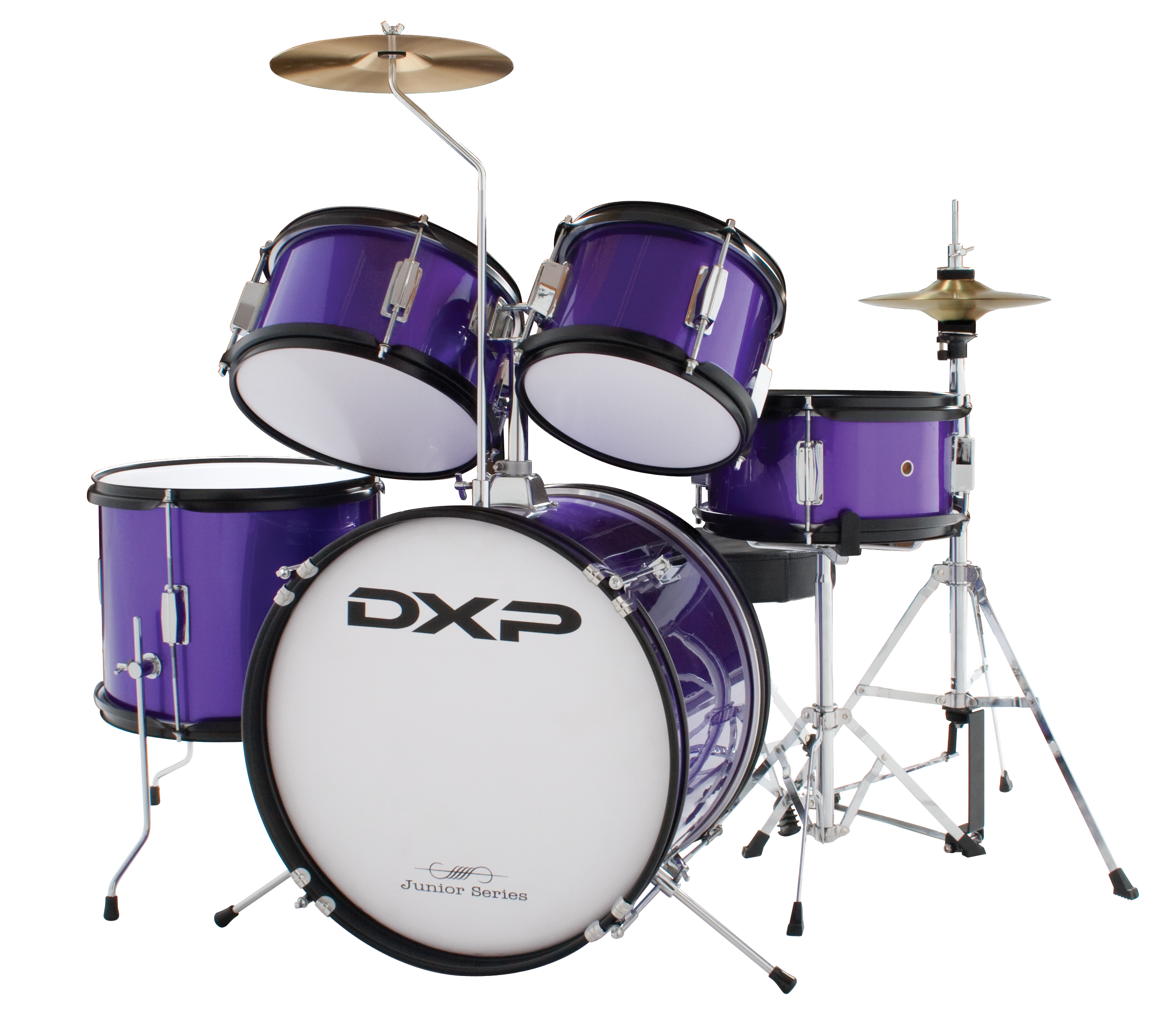 DXP TXJ5PL Junior Series 5-piece Drum Kit in Purple