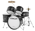 DXP Junior Series 16/8/10/12+8S 5pc Drum Kit with Hardware in Black