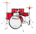 Dxp 5 piece drum outfit Kit Pack - Candy Apple Sparkle