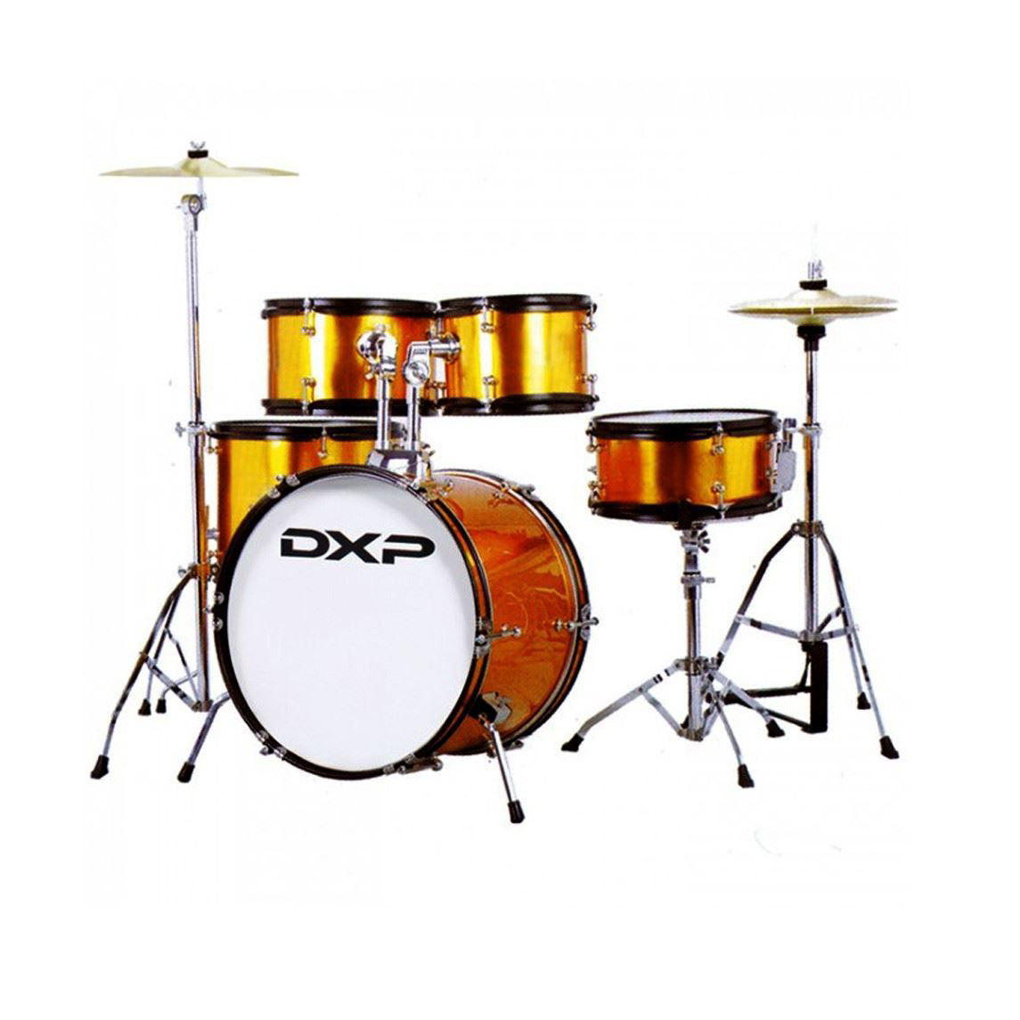 DXP TXJ7 Junior Series 5-Piece Drum Kit - Gold Sparkle (TXJ7GS)
