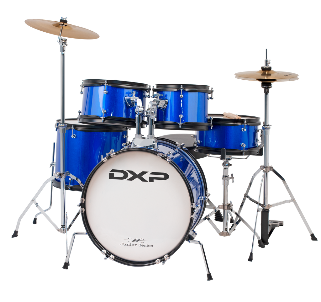 DXP TXJ7MBL Junior Series 5-piece Drum Kit in Midnight Blue