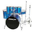 DXP Pioneer Series 22/12/13/16+14S 5pc Drum Kit with Hardware - Metallic Blue