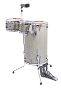 DXP TXP81SS Cocktail Percussion Kit Silver Sparkle