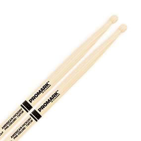 ProMark Promark AM Hickory PC stick, a Phil Collins wood drumstick, with detailed wood grain and professional drumstick design.