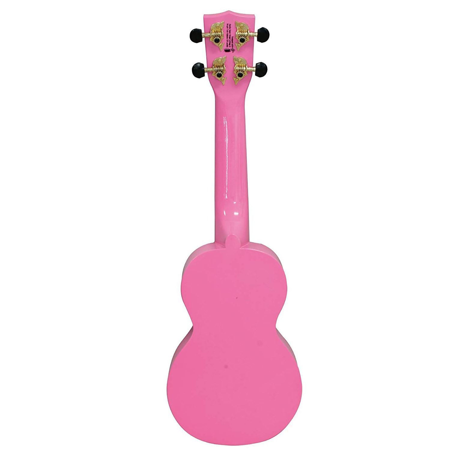 Mahalo Art Series Smiley Face Ukulele - Pink