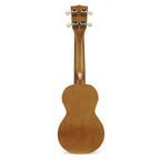 Mahalo Art Series Smiley Face Ukulele - Transparent Brown