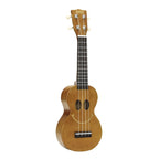 Mahalo Art Series Smiley Face Ukulele - Transparent Brown
