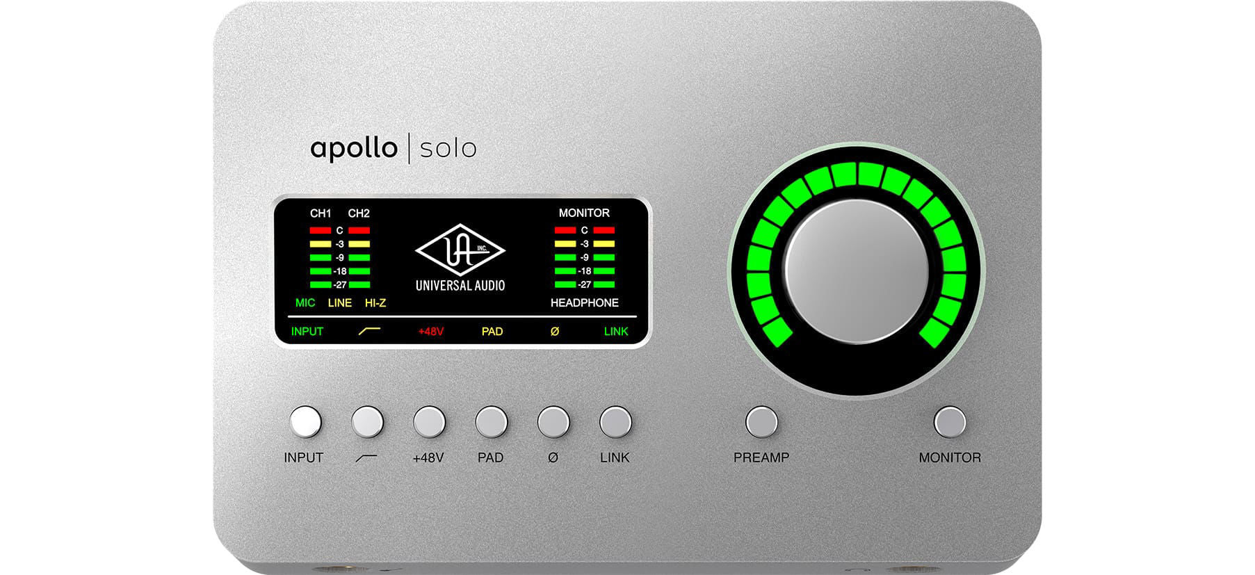 Universal Audio Apollo SOLO Thunderbolt 3 Audio Interface Heritage Edition
