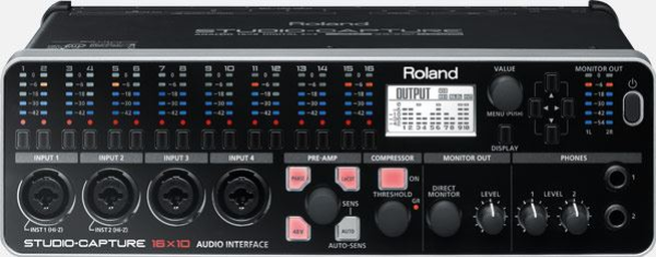 Roland UA-1610 STUDIO-CAPTURE USB Audio Interface (UA1610)