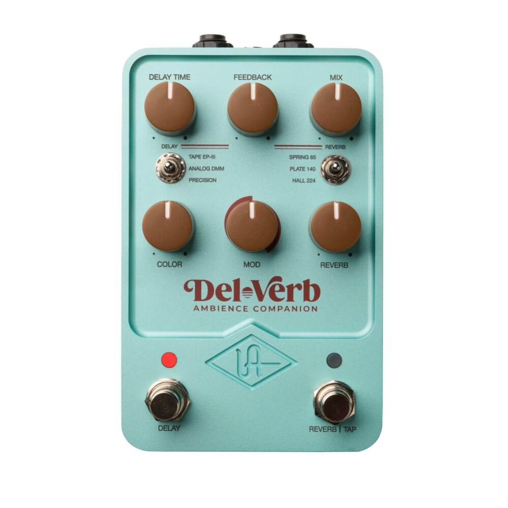 Universal Audio UAFX Del-Verb Ambience Companion Delay and Reverb Guitar Effects Pedal
