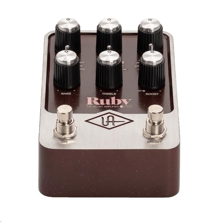 Universal Audio UAFX Ruby '63 Top Boost Amplifier Guitar Effects Pedal