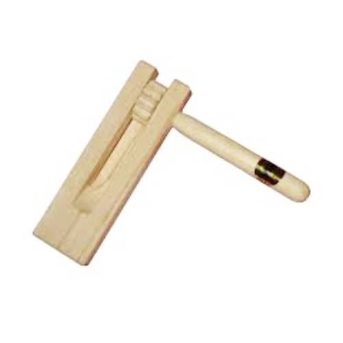Mano Percussion Wooden Hand-Held Rotating Ratchet
