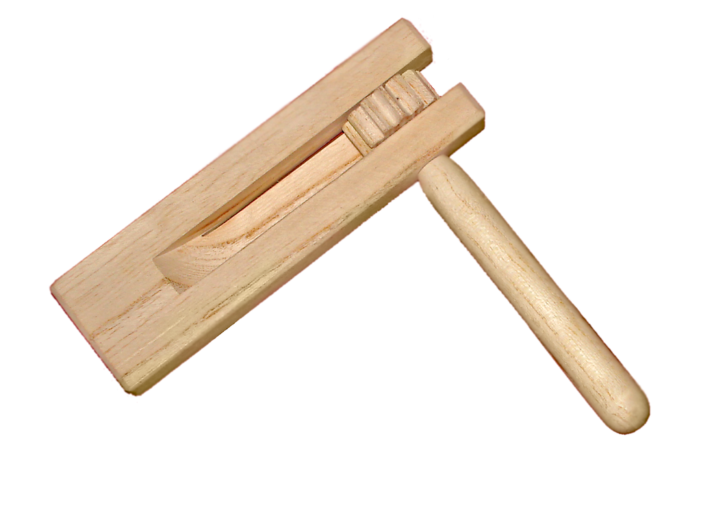 Mano Percussion Wooden Hand-Held Rotating Ratchet