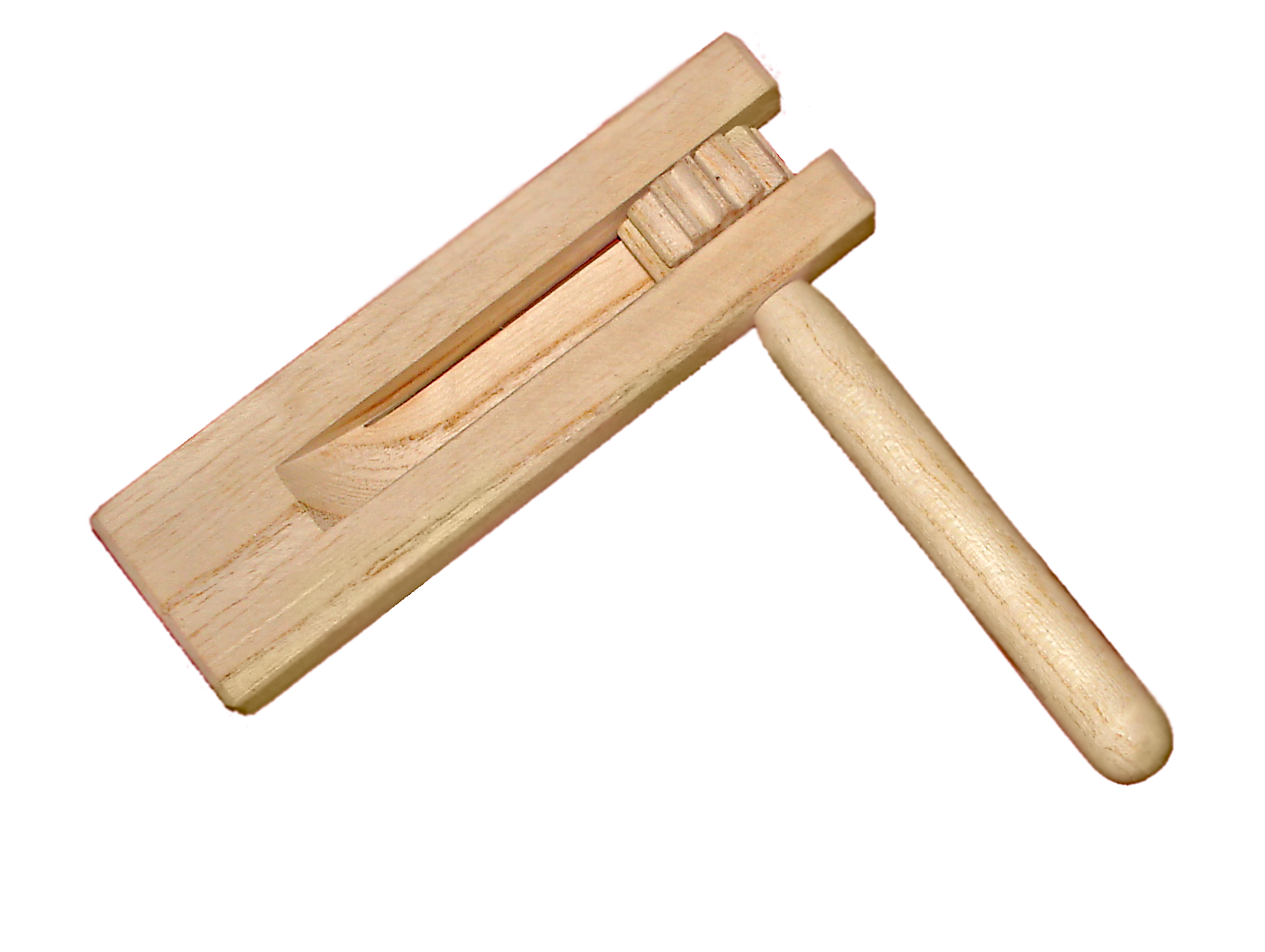 Mano Percussion Wooden Hand-Held Rotating Ratchet