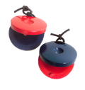 Mano Percussion UE542  Wooden Finger Castanets Wooden (Pair) - Red & Blue
