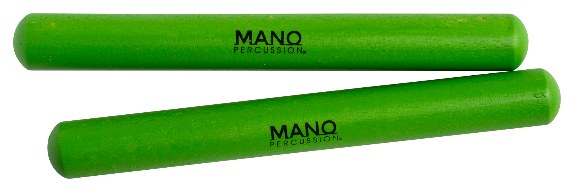 Mano Percussion UE787GR 7inch Coloured Hardwood Claves - Green