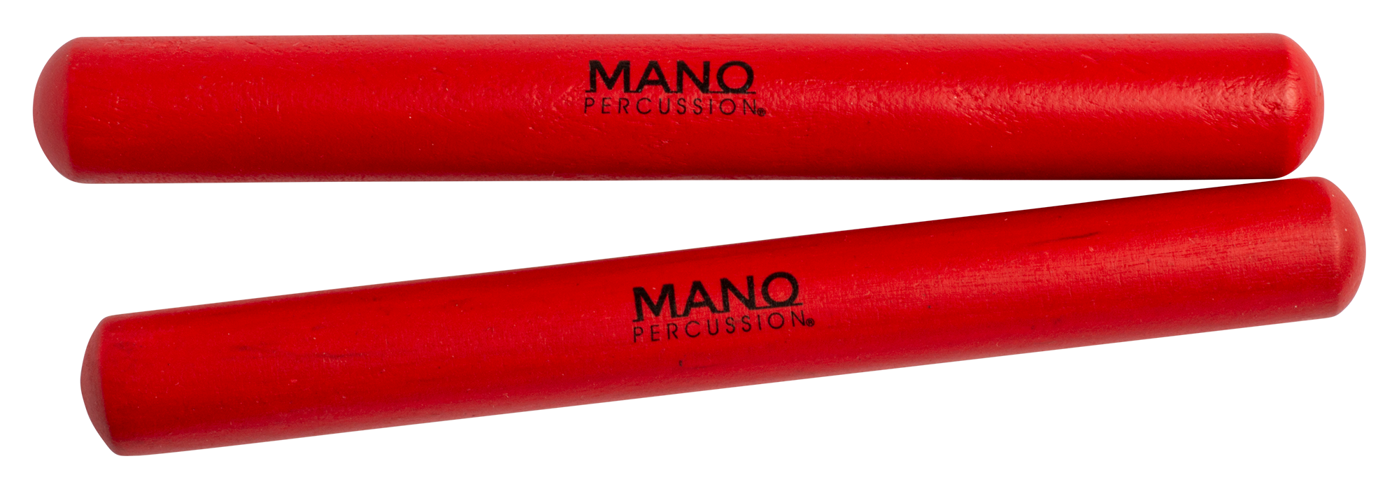 Mano Percussion UE787RD 7inch Coloured Hardwood Claves - Red