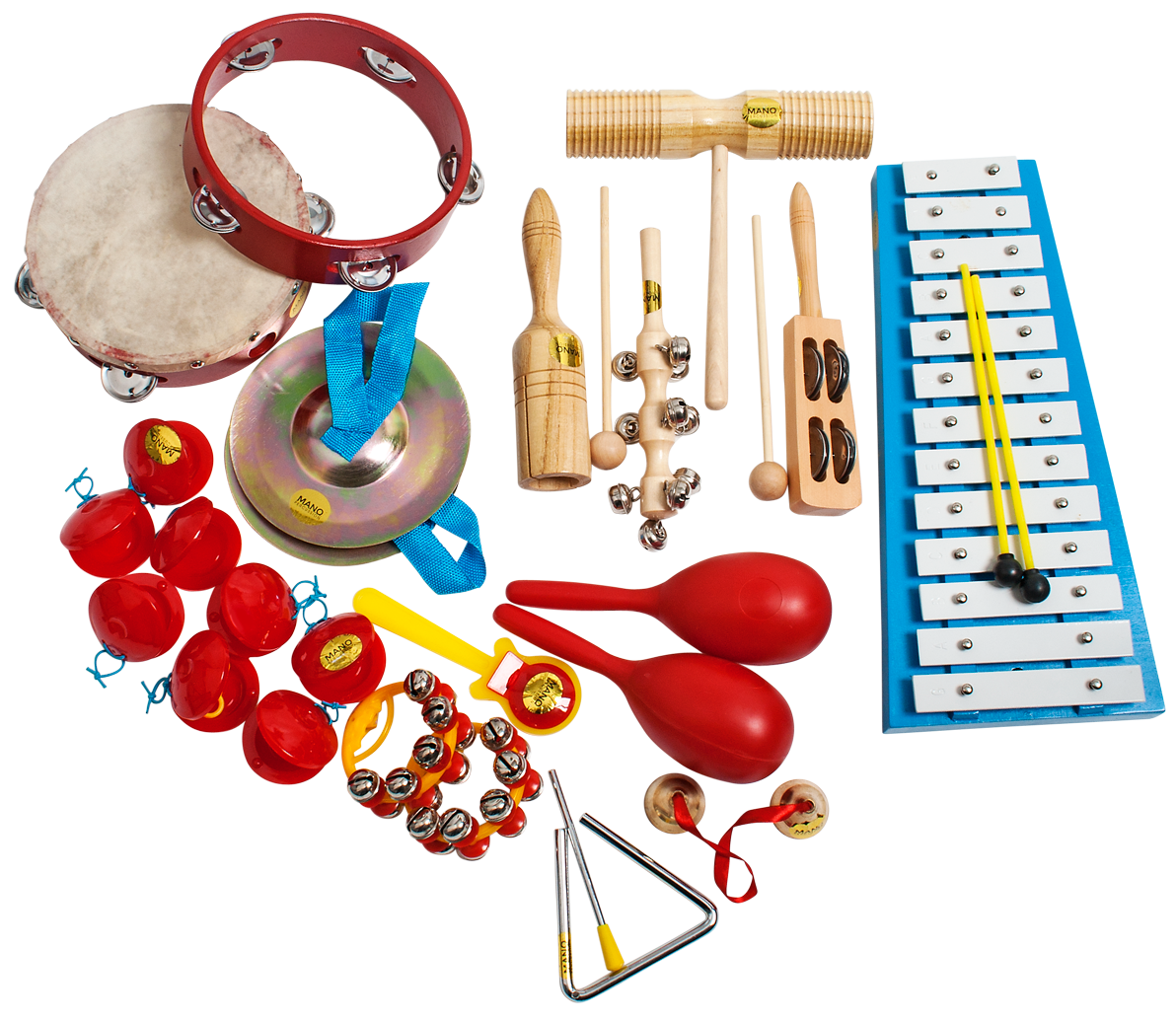 Mano Percussion UE800 17 Piece Deluxe Percussion Set