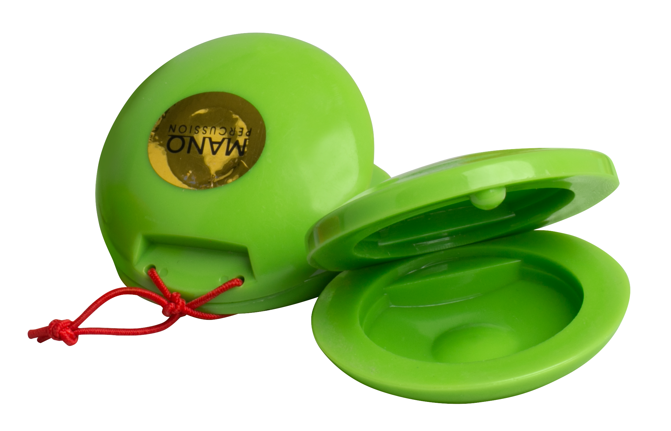 Mano Percussion Plastic Castanets - Green