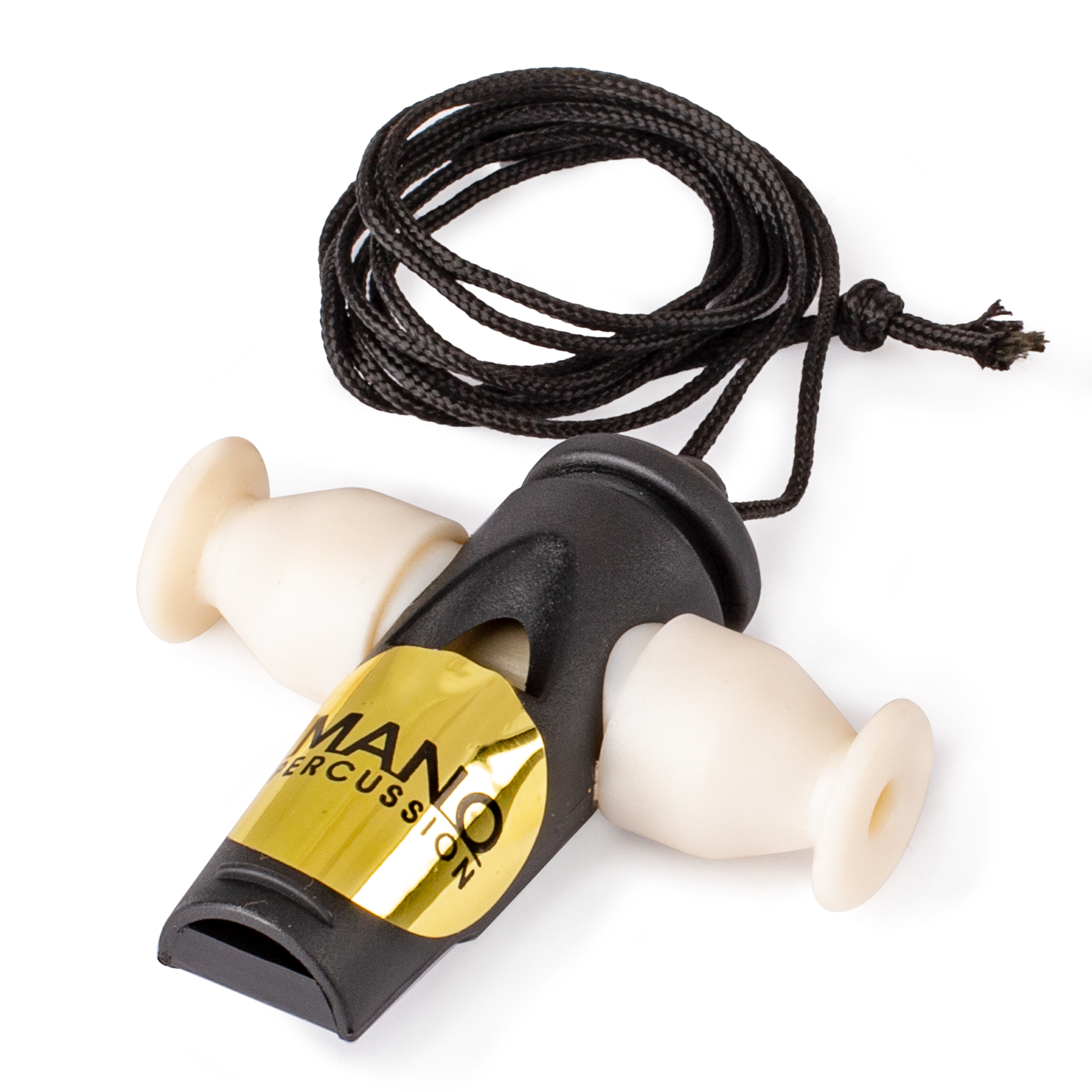 Mano Percussion UE852 Tri-Tone Whistle in Black & White