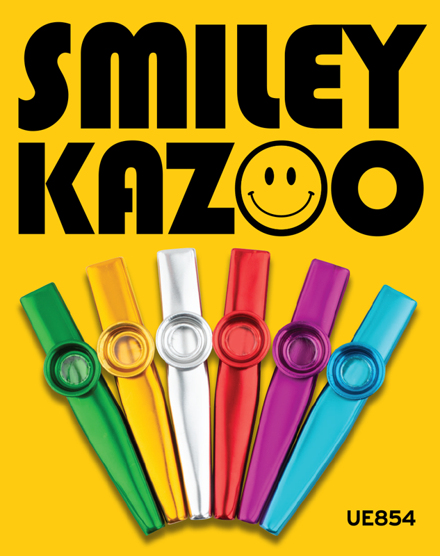 Smiley Kazoo Metal Kazoo - Assorted Colours