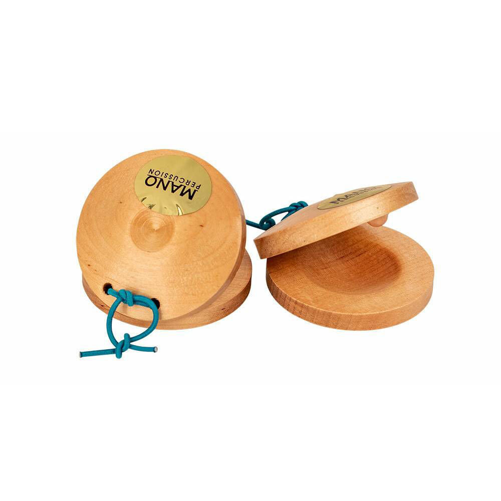 Mano Percussion UE855 5.8cm Natural Wood Castanets