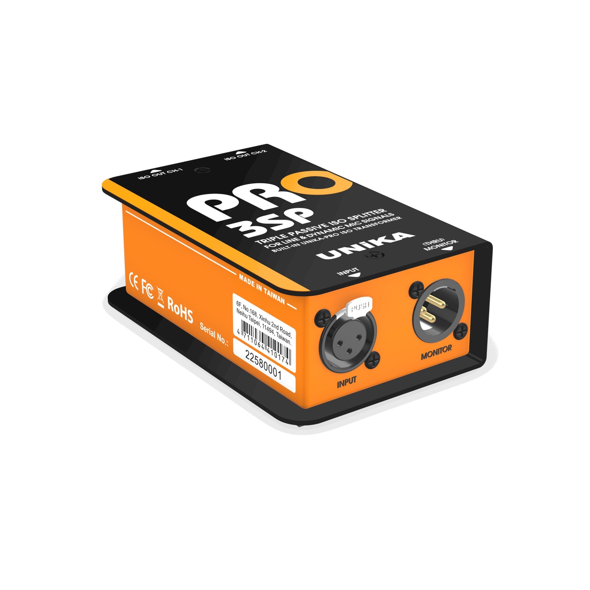 UNIKA PRO 3SP 1-In 3-Out XLR Signal Splitter