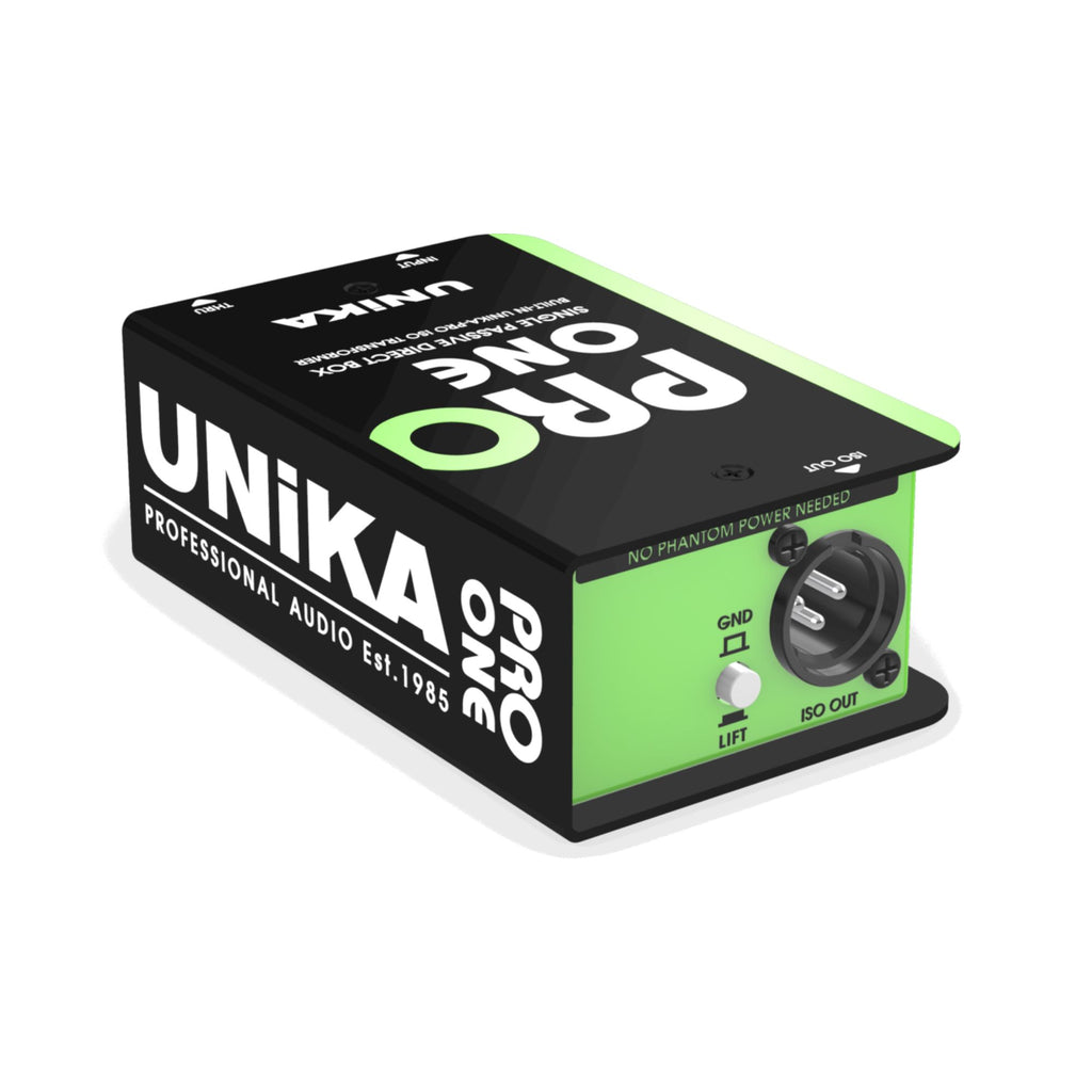 UNIKA PRO ONE Passive DI Box with Isolation Transformer