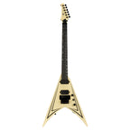Spira V-420-AWH Electric Guitar Ebony Fretboard Locking Tremolo - Antique White
