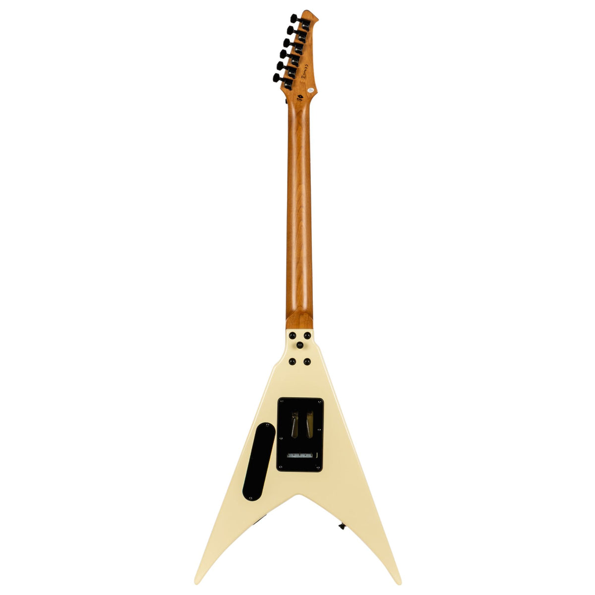 Spira V-420-AWH Electric Guitar Ebony Fretboard Locking Tremolo - Antique White