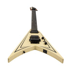 Spira V-420-AWH Electric Guitar Ebony Fretboard Locking Tremolo - Antique White