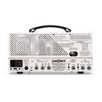 Victory Duchess 40-watt lunchbox guitar amplifier head, compact metal casing with control knobs and input jack, black finish.