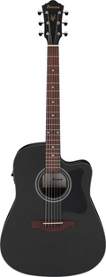 Ibanez V44CE WK Acoustic Guitar - Weathered Black