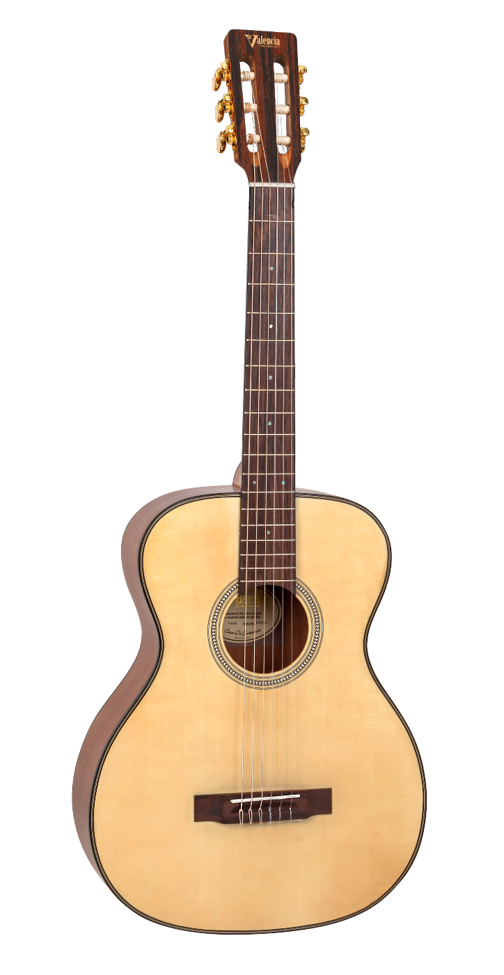 Valencia VA434 Full Size Classical Guitar in Natural Satin