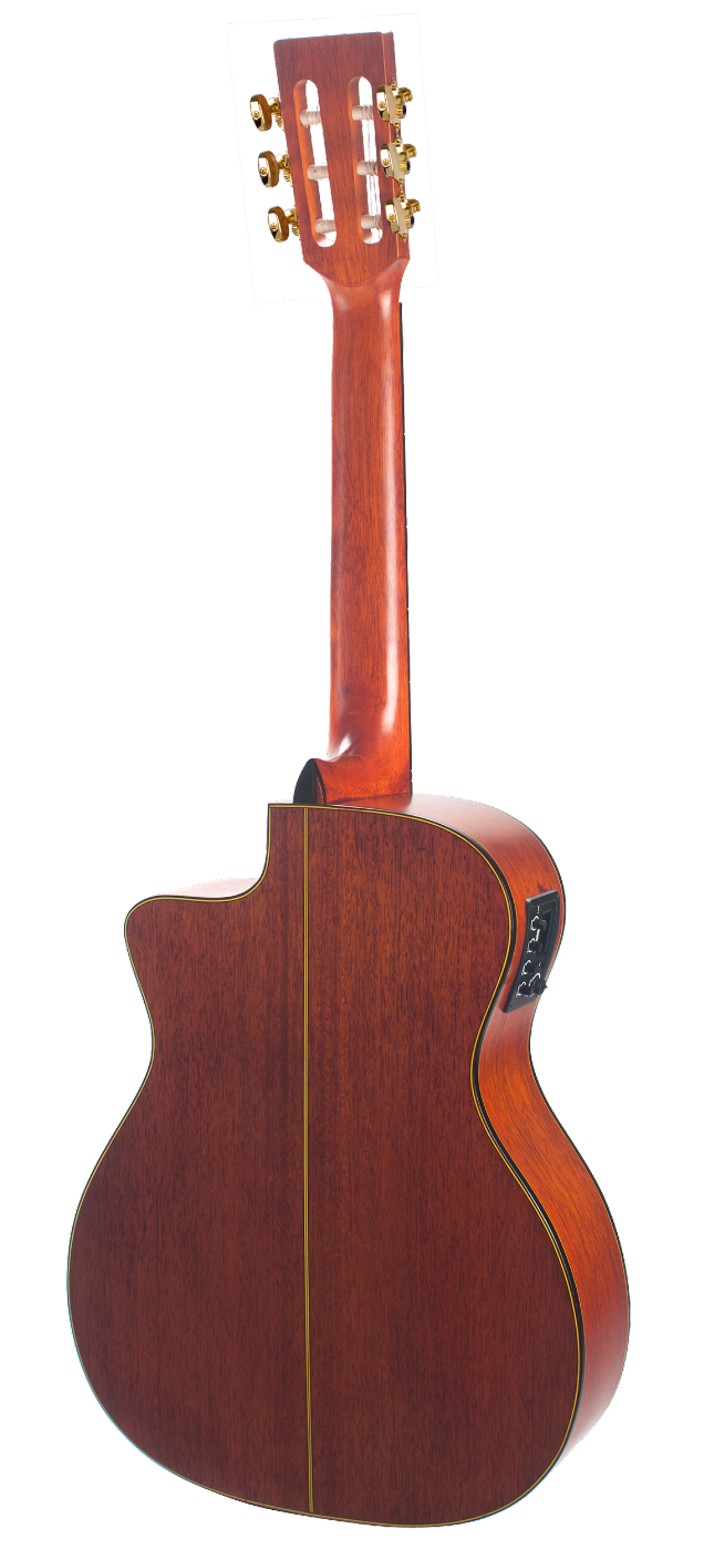 Valencia VA434CE Full Size Classical Guitar with Pickup in Natural Satin