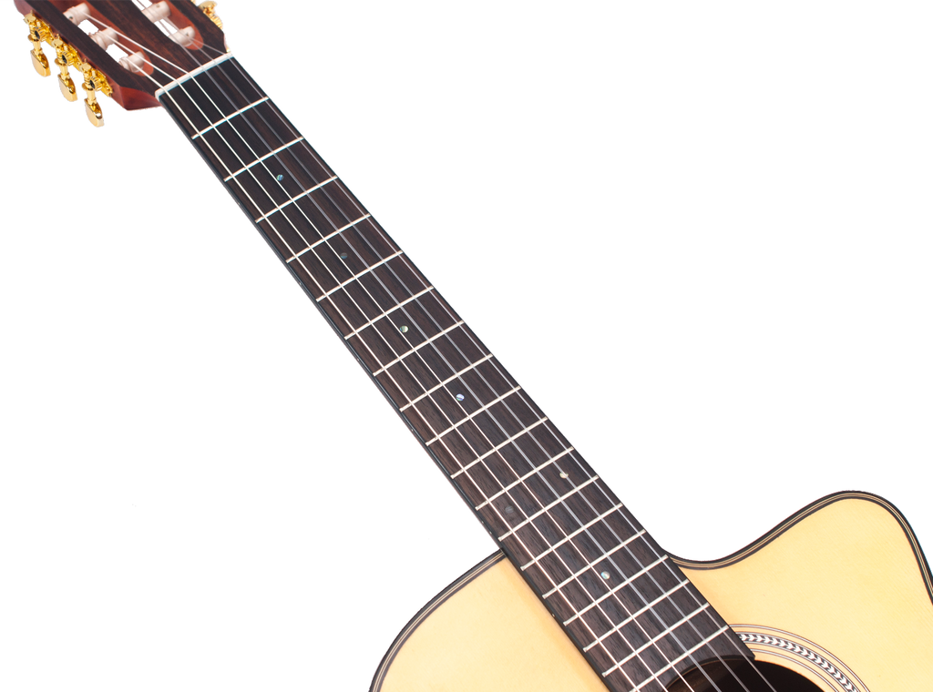 Valencia VA434CE Full Size Classical Guitar with Pickup in Natural Satin