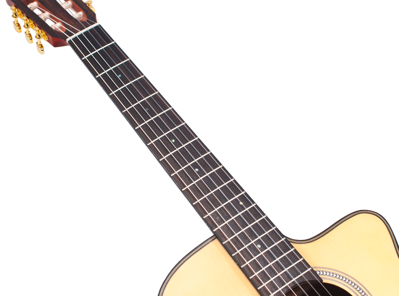 Valencia VA434CE Full Size Classical Guitar with Pickup in Natural Satin