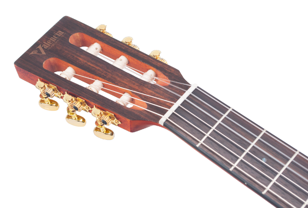 Valencia VA434CE Full Size Classical Guitar with Pickup in Natural Satin