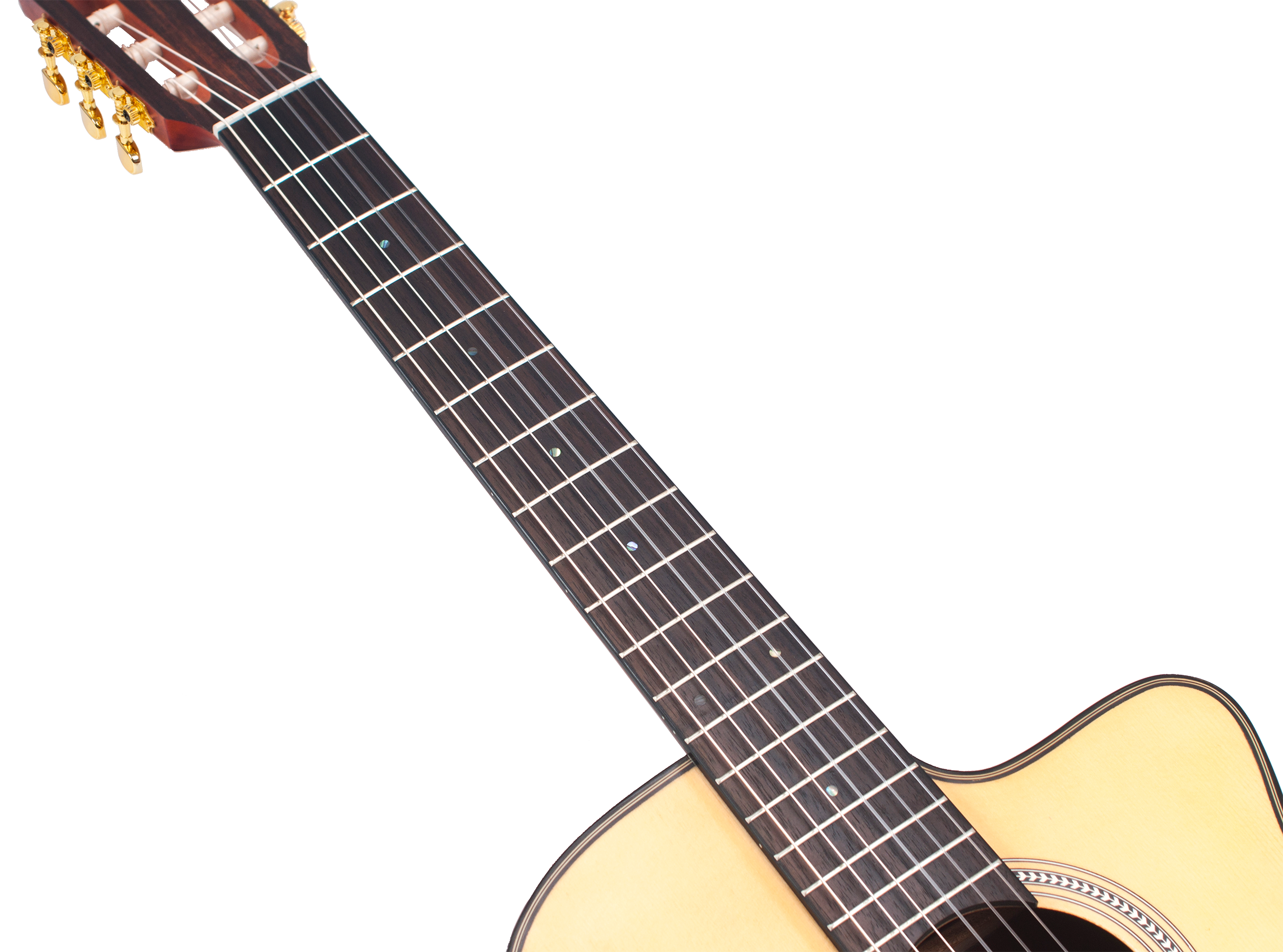 Valencia VA434CE Full Size Classical Guitar with Pickup in Natural Satin