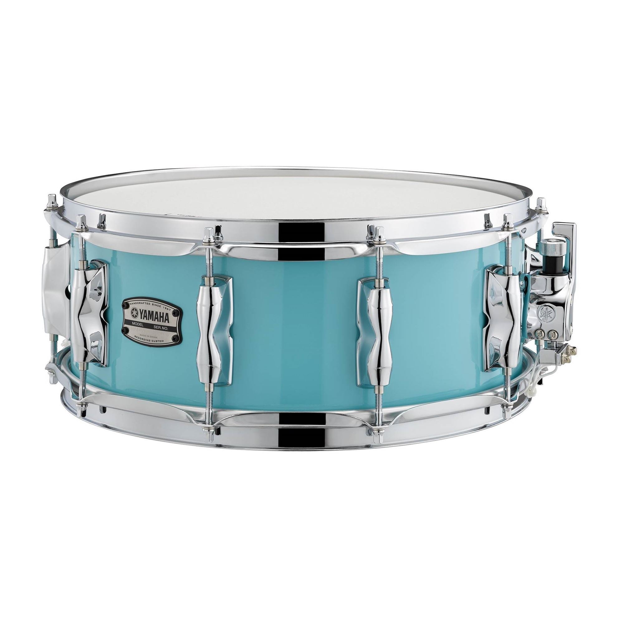 Yamaha RBS1455 Recording Custom 14x5.5in Birch Snare Drum in Surf Green