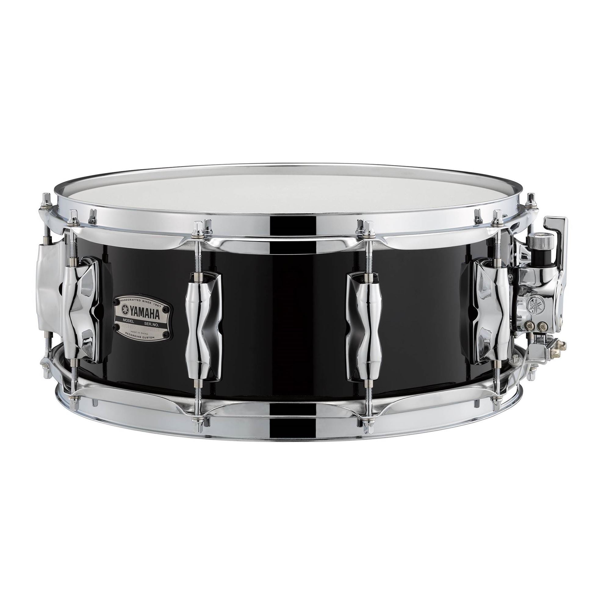 Yamaha RBS1455 Recording Custom 14x5.5in Birch Snare Drum in Solid Black