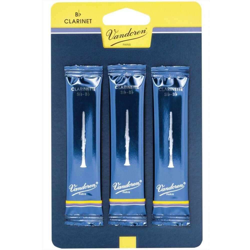 Vandoren CR1015 Bb Traditional Clarinet Reeds - 1.5 (3 Pack)