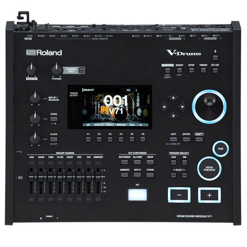 Roland VAD716 V-Drums Electronic Drum Kit - Gloss Ebony