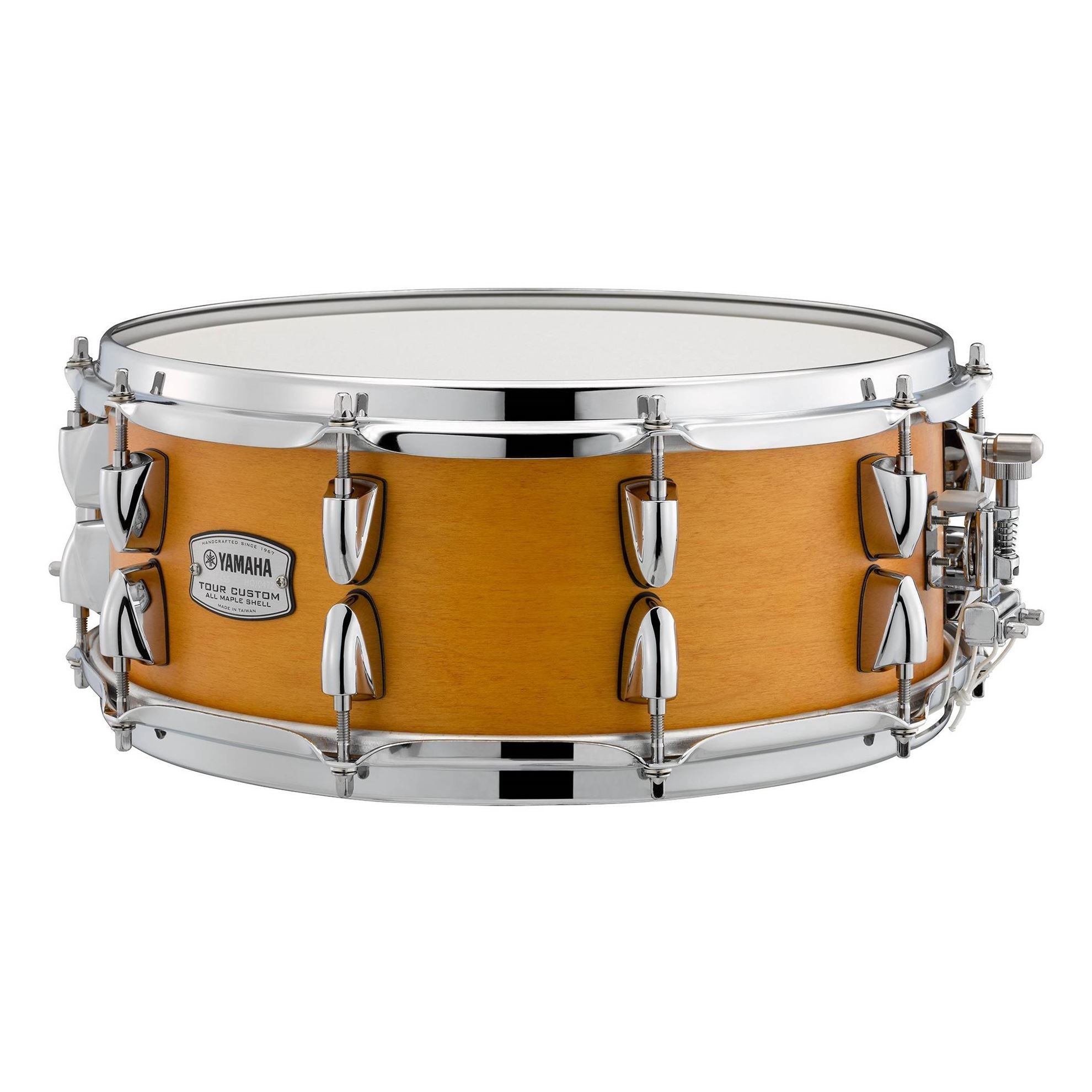 Yamaha TMS1455 Tour Custom 14x5.5in Maple Snare Drum in Caramel Satin