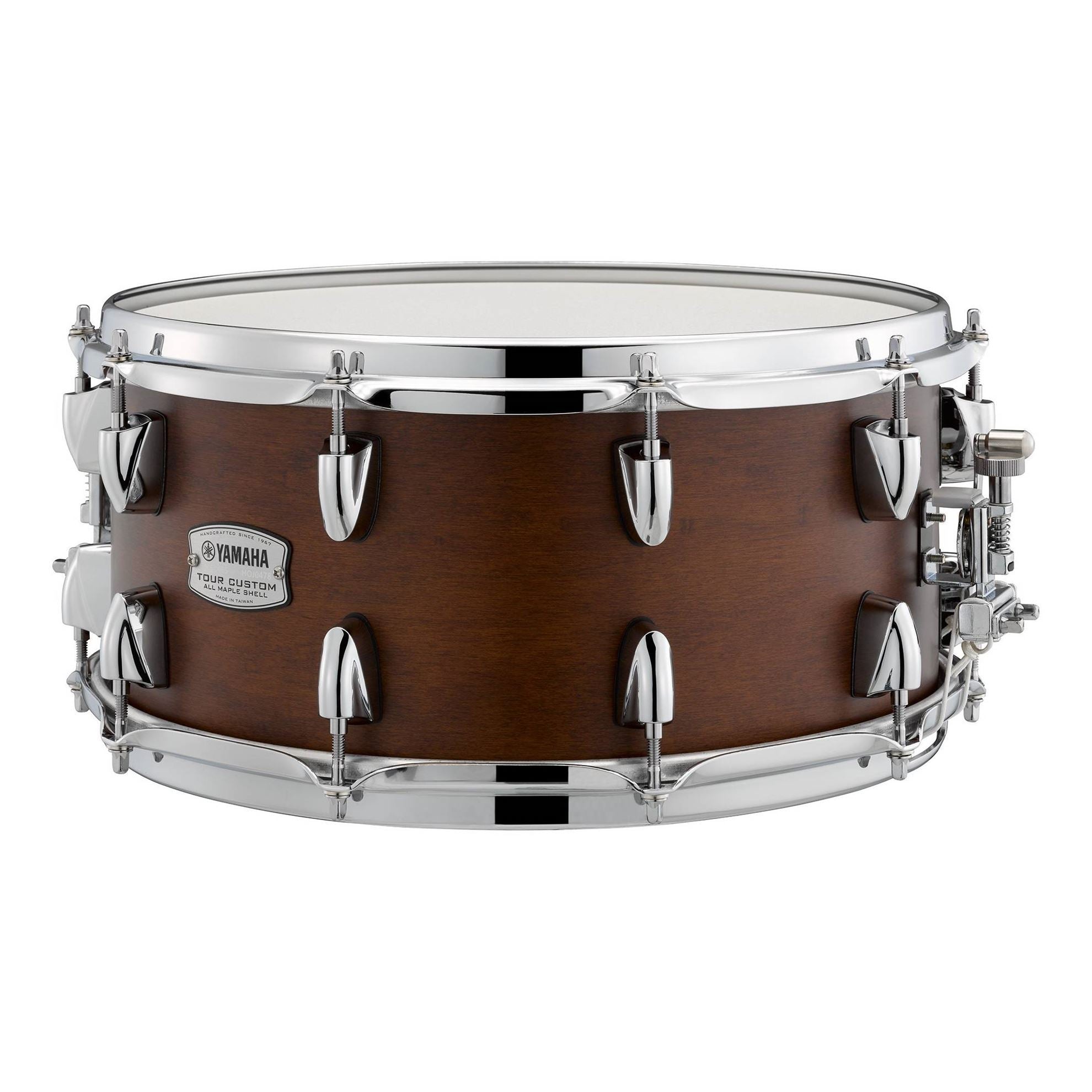 Yamaha TMS1465 Tour Custom 14x6.5in Maple Snare Drum in Chocolate Satin